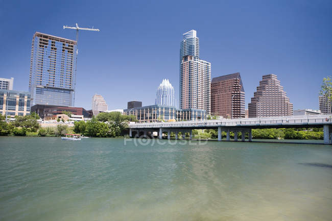 Edifícios modernos, Austin, Texas, EUA — Fotografia de Stock