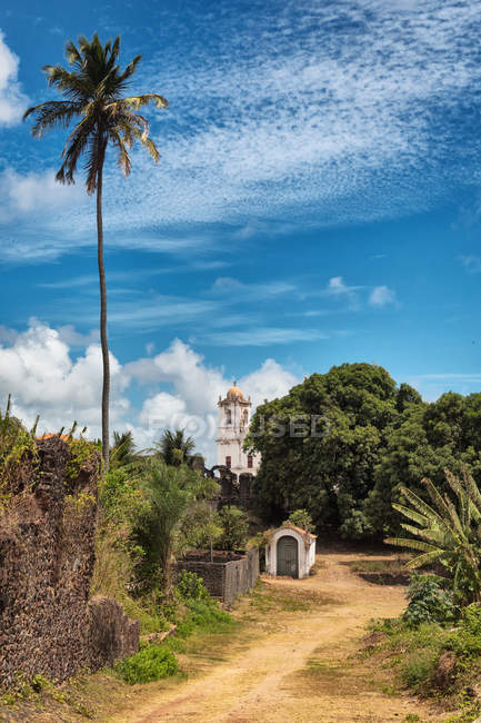 Ruines du bâtiment historique, San Pedro de Alcantara, Maranhao, Brésil — Photo de stock