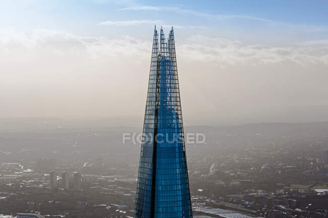 Veduta aerea dello Shard a Londra — Foto stock