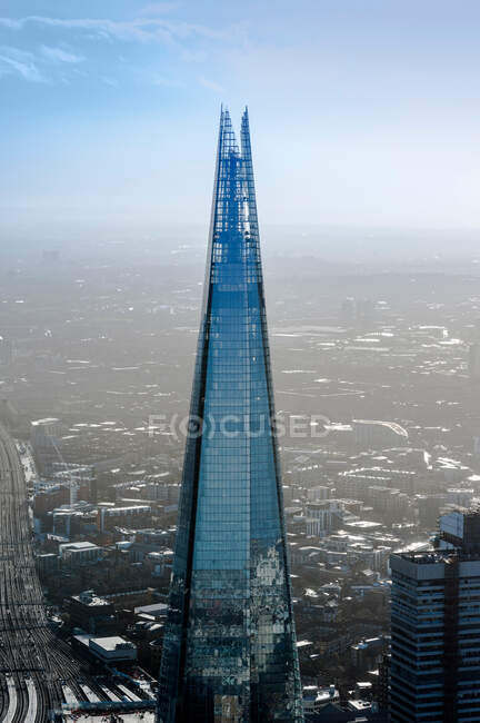Vista aérea del fragmento en Londres - foto de stock