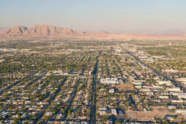 Вид на Лас-Вегас с башни Стратфорда — стоковое фото