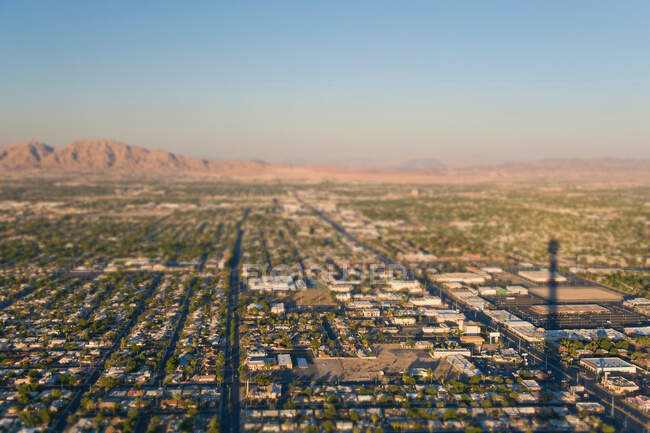 Вид на Лас-Вегас с башни Стратфорда — стоковое фото