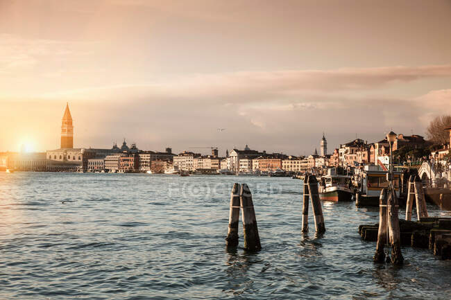 Hermosa vista de Venecia, Italia - foto de stock