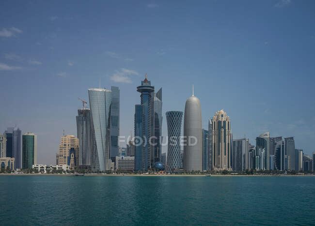 Небо над водой, Мбаппе, Катар — стоковое фото