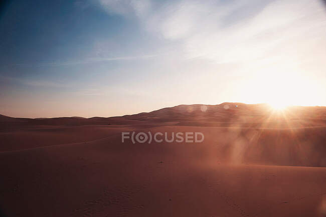 Sahara Desert, Merzouga, Maroc — Photo de stock