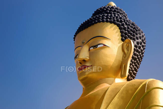 Giant statue of Buddha, Kathmandu, Nepal — Stock Photo