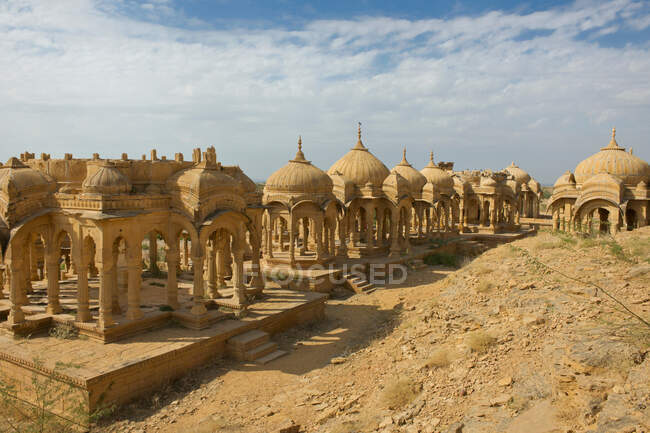 Bada Bagh Tombs near Jaisalmer, Rajasthan, India — Stock Photo