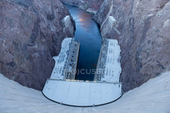 Hoover Dam, Colorado River, Arizona, Stati Uniti d'America — Foto stock
