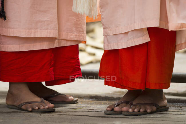 Moines bouddhistes, Mandalay, Myanmar — Photo de stock