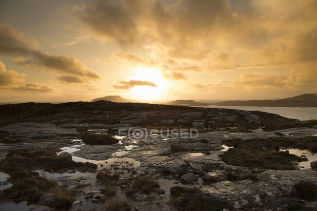 Landscape in Barra, Hebrides — Stock Photo
