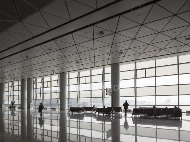 Aeropuerto de Xian, Shaanxi, China - foto de stock