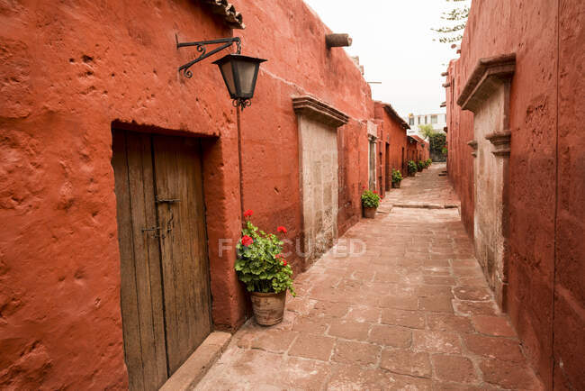 Santa Catalina monasterio, Arequipa, Perú, Sudamérica - foto de stock