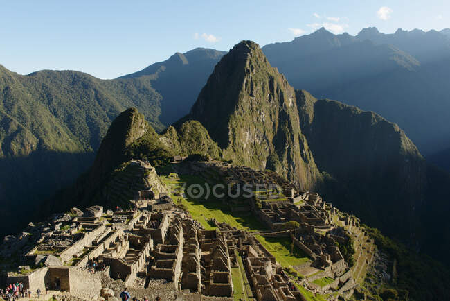Вид на Мачу-Пикчу, Перу, Южная Америка — стоковое фото
