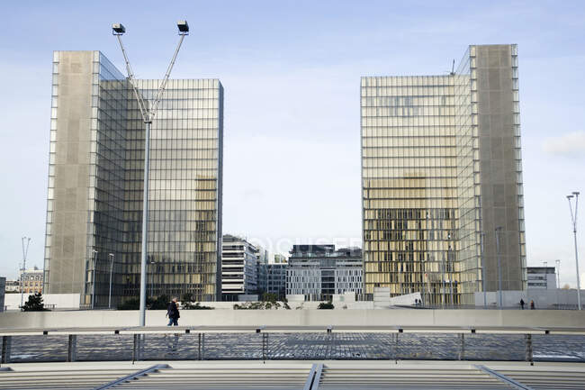 Biblioteca Nacional de Francia, Bercy, París, Francia - foto de stock