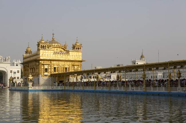 Templo Dorado, Amritsar, Punjab, India, Asia - foto de stock