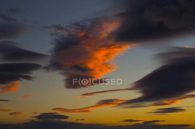 Ciel dramatique, Andalousie, Espagne — Photo de stock
