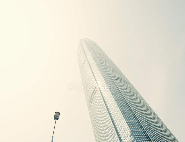 Smog in Hong Kong, Chinaac — стокове фото