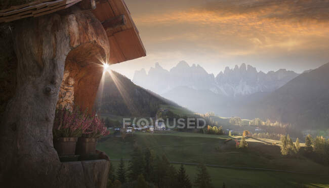 Funes in Dolomites, Italy — Stock Photo