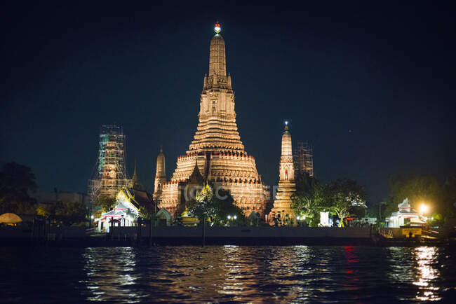 Palace at night, Bangkok, Thailand — Stock Photo