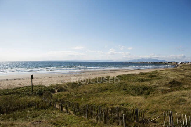 Saltcoats Beach na Escócia — Fotografia de Stock