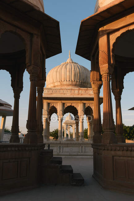 Royal cenotaph, Bikaner, Rajasthan, India — стокове фото