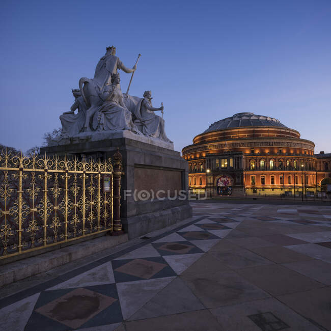 Exterior del Royal Albert Hall, Londres, Inglaterra - foto de stock