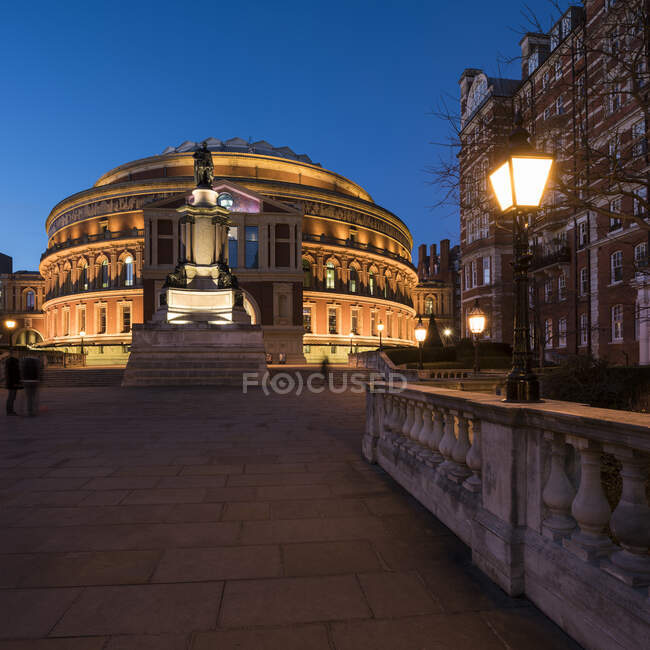 Außenansicht der Royal Albert Hall, London, England — Stockfoto