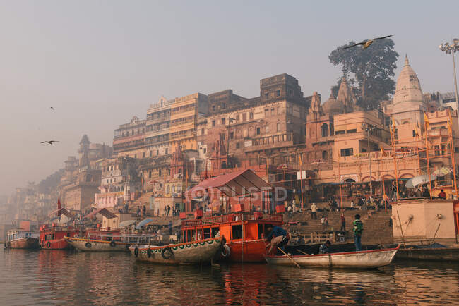 Dashashwamedh ghat, Varanasi, Uttar Pradesh, Inde — Photo de stock