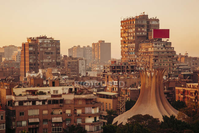 Paysage urbain sur l'île de Gezira, Le Caire, Égypte — Photo de stock