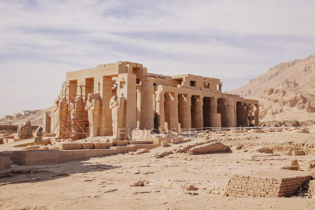 Ramesseum, nécropole thébaine, Égypte — Photo de stock