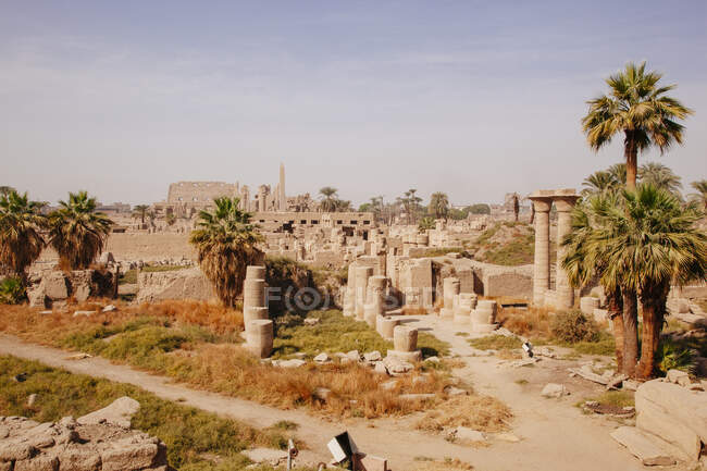 Karnak Temple complex, Luxor, Egypt — Stock Photo
