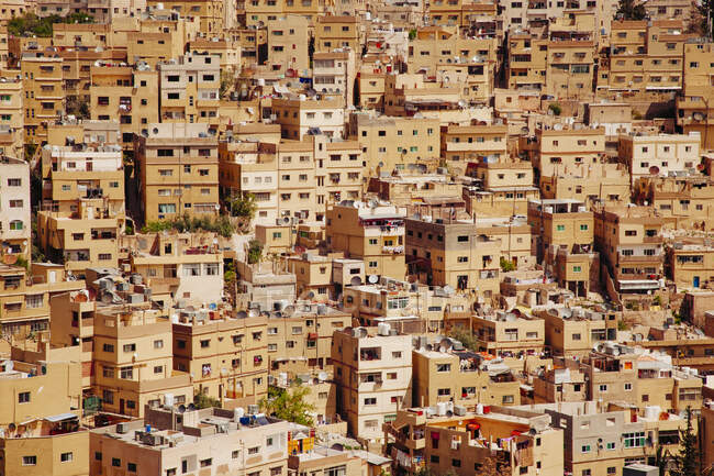 Ville bondée d'Amman, Jordanie — Photo de stock
