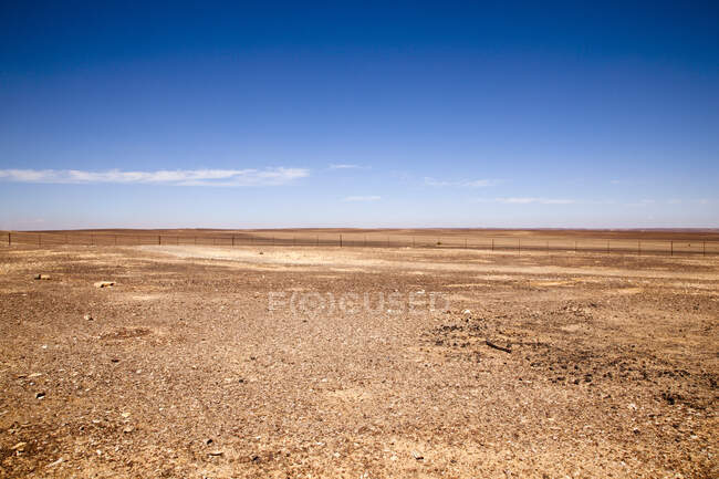 Paisaje del desierto, al este de Ammán, Jordania - foto de stock