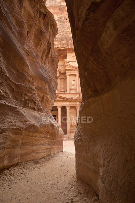 El Tesoro, Petra, Ma 'an, Jordania - foto de stock