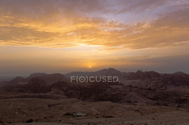 Valle de Wadi Musa, Jordania - foto de stock