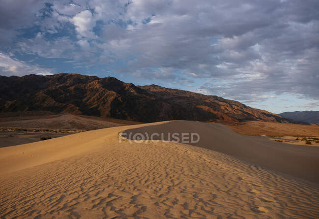 Dunas al amanecer, Parque Nacional Death Valley, California, EE.UU. - foto de stock
