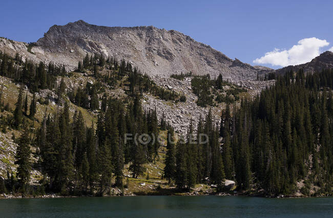 Red Pine Lake, Salt Lake City, Utah, EE.UU. - foto de stock
