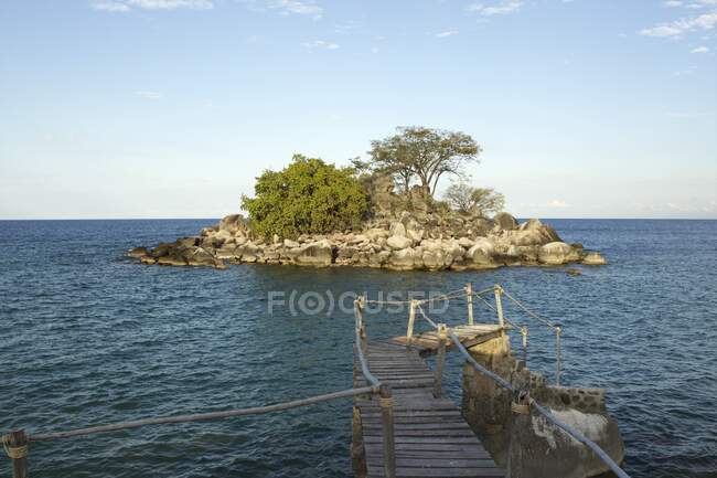 Lago Malawi di giorno, Malawi — Foto stock