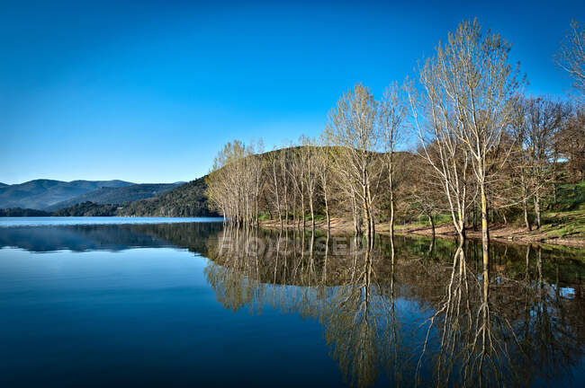 Gusana Lake, Gavoi, Sardenha, Itália — Fotografia de Stock