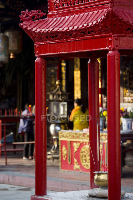 Tempio di Cheng Hoon Teng, Malacca, Malesia — Foto stock