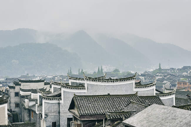 Toits, Fenghuang, Hunan, Chine — Photo de stock