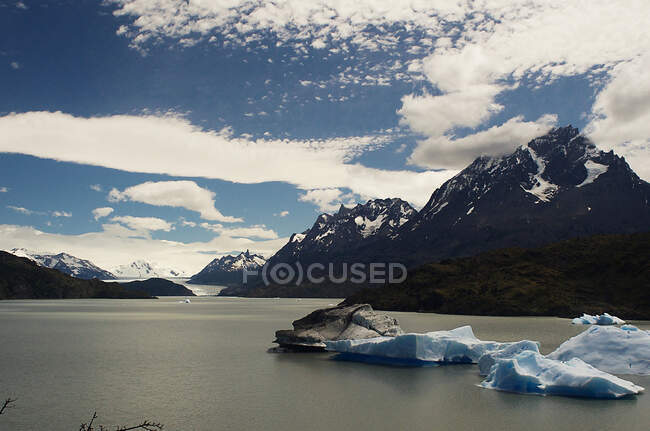 Ghiacciaio Grigio, Patagonia, Cile — Foto stock