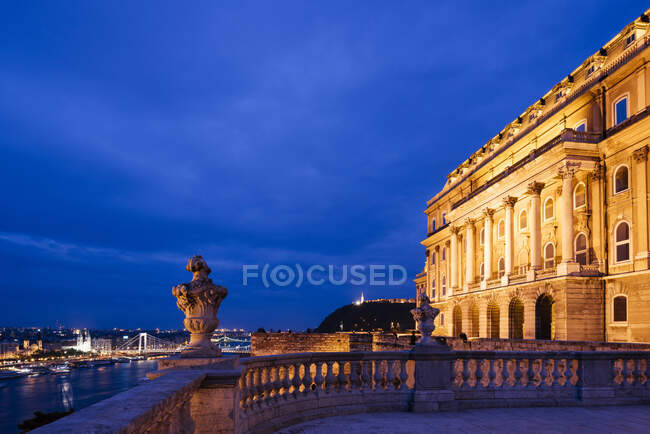 Palácio Real de Buda, Budapeste, Hungria — Fotografia de Stock