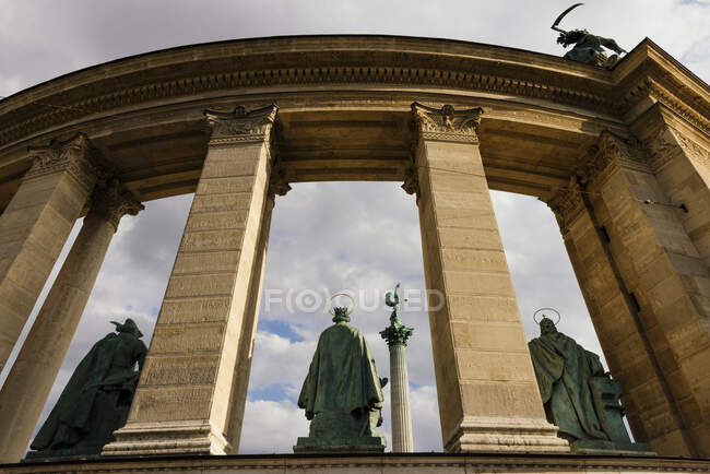Heroes Square, Budapeste, Hungria — Fotografia de Stock