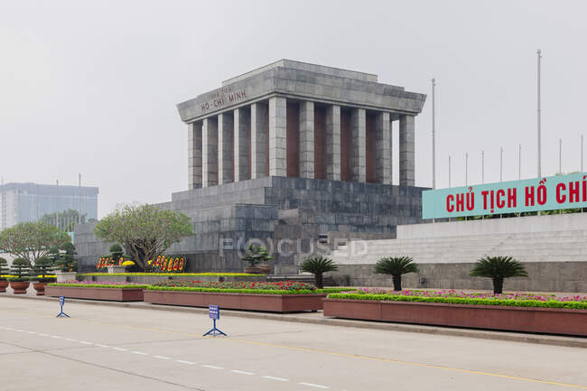 Ho Chi Minh Mausoleum, Hanoi, Vietnam — Stockfoto
