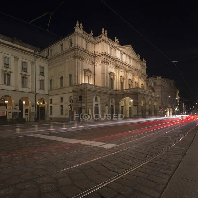 Teatro alla Scala, Teatro alla Scala, Milano, Italia — Foto stock