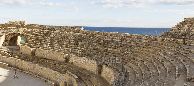 Roman amphitheatre, Tarragona, Spain — Stock Photo