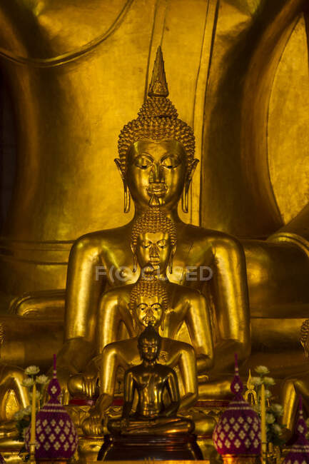 Wat Phra Singh templo budista, Chiang Rai, Tailândia — Fotografia de Stock