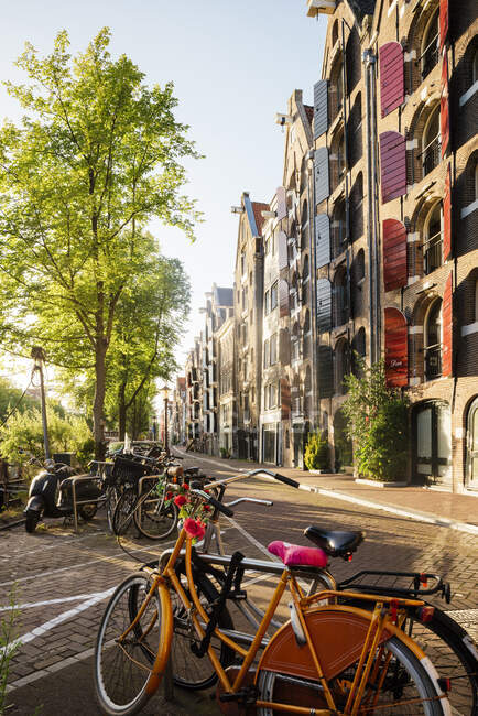 Jordaan district, Amsterdam, Países Bajos - foto de stock