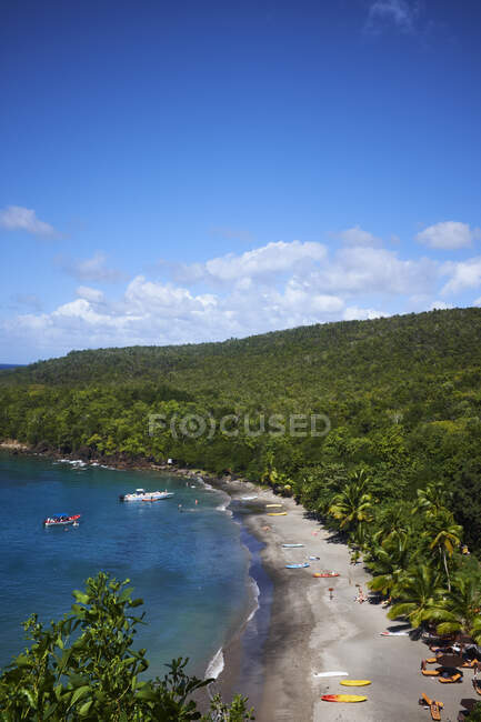 Сценічний вид, Сент - Люсія, Карибське море — стокове фото